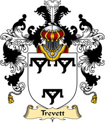English Family Coat of Arms (v.25) Trevett