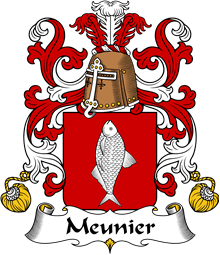 Coat of Arms from France for Meunier