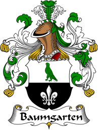 German Wappen Coat of Arms for Baumgarten