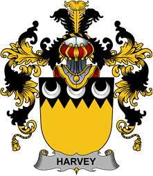 Irish Family Coat of Arms (v.25b) Harvey or Hervey
