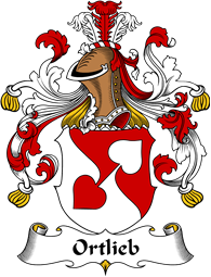 German Wappen Coat of Arms for Ortlieb