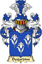 French Family Coat of Arms (v.23) for Desjardins