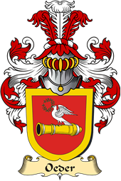 v.23 Coat of Family Arms from Germany for Oeder