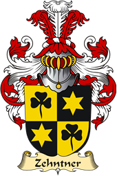 v.23 Coat of Family Arms from Germany for Zehntner