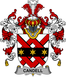 Irish Family Coat of Arms (v.25b) Candell