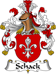 German Wappen Coat of Arms for Schack