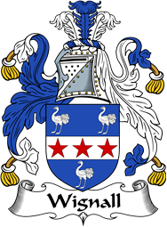 English Coat of Arms for the family Wignall