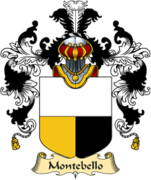 Italian Family Coat of Arms (v.25a) Montebello