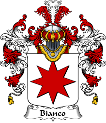 Italian Family Coat of Arms (v.25b) Bianco