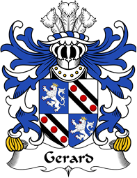 Welsh Coat of Arms for Gerard (of Cheshire, Daughter m. Wynn of Gwydir)