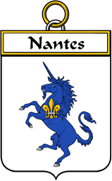 French Coat of Arms Badge for Nantes