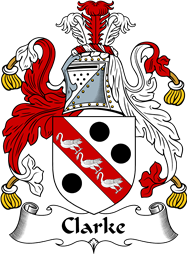 English Coat of Arms for the family Clarke