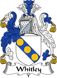 English Coat of Arms for the family Whitley