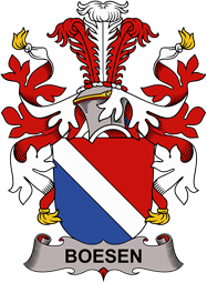 Coat of arms used by the Danish family Boesen