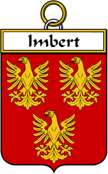 French Coat of Arms Badge for Imbert