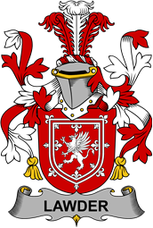 Irish Coat of Arms for Lawder or Lauder