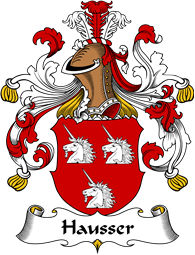 German Wappen Coat of Arms for Hausser