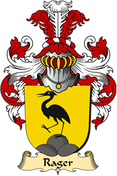 v.23 Coat of Family Arms from Germany for Rager