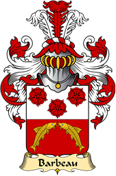 French Family Coat of Arms (v.23) for Barbeau