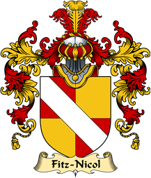 Irish Family Coat of Arms (v.25a) Fitz-Nicol