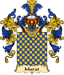 French Family Coat of Arms (v.25) Murat