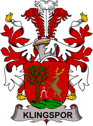 Swedish Coat of Arms for Klingspor