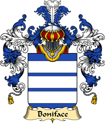 French Family Coat of Arms (v.25) Boniface