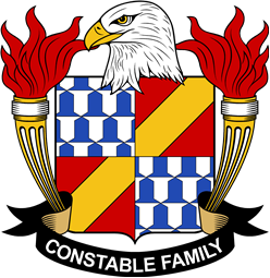 Coat of arms used by the Constable family in the United States of America