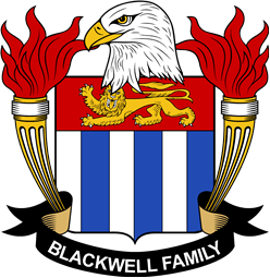 Coat of arms used by the Blackwell family in the United States of America