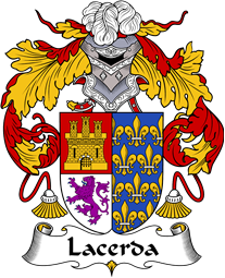 Portuguese Coat of Arms for Lacerda