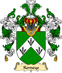 Welsh Family Coat of Arms (v.25) Kemeys (of Montgomeryshire)