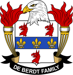 Coat of arms used by the De Berdt family in the United States of America