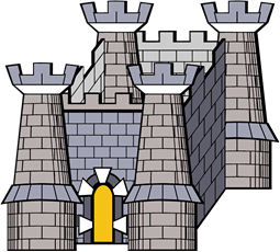 Castle Quadragular-4 Towers