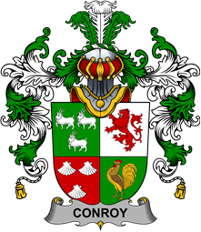 Irish Family Coat of Arms (v.25b) Conroy or O