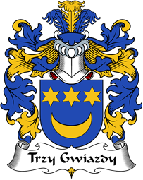 Polish Coat of Arms for Trzy Gwiazdy
