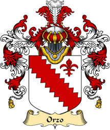 Italian Family Coat of Arms (v.25a) Orzo