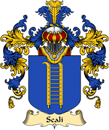 Italian Family Coat of Arms (v.25a) Scali