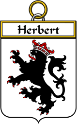 French Coat of Arms Badge for Herbert