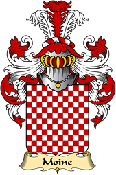 French Family Coat of Arms (v.23) for Moine