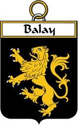French Coat of Arms Badge for Balay