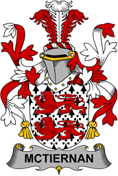 Irish Coat of Arms for McTiernan or Kiernan