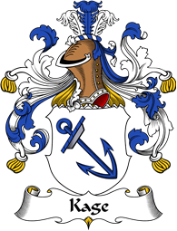 German Wappen Coat of Arms for Kage