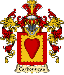 French Family Coat of Arms (v.25) Carbonneau