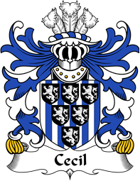 Welsh Coat of Arms for Cecil (of Skenfrith, Monmouthshire)