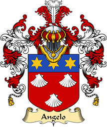 Italian Family Coat of Arms (v.25a) Angelo