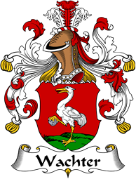 German Wappen Coat of Arms for Wachter