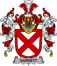 Irish Family Coat of Arms (v.25b) Garrett