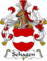 German Wappen Coat of Arms for Schagen