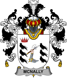 Irish Family Coat of Arms (v.25b) McNally