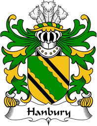 Welsh Coat of Arms for Hanbury (of Pontypool, Monmouthshire)